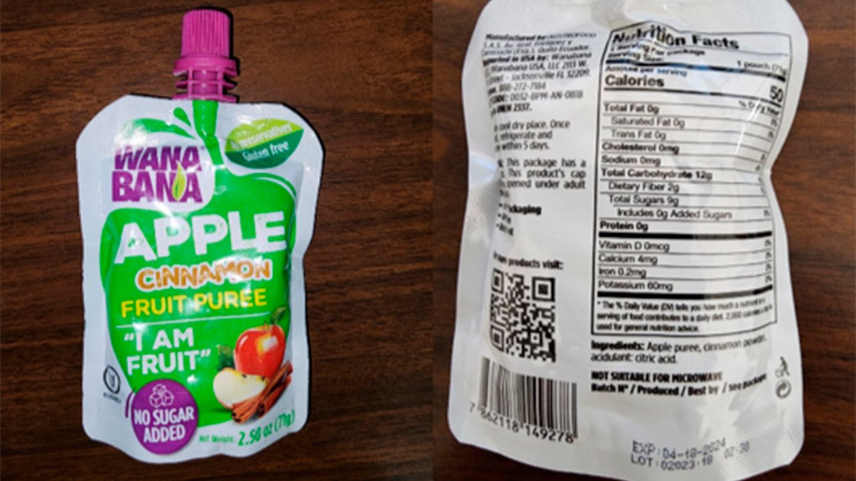 More fruit pouches recalled due to illnesses linked to lead – NBC Los Angeles - Vimarsana News