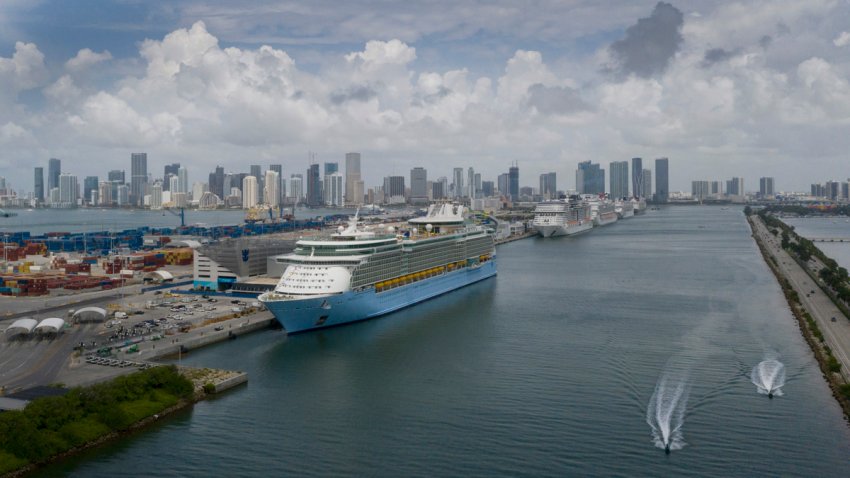 Aerial view of PortMiami