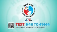 Text H4H to 41444: NBC4 and Telemundo 52's Annual Help for the Hungry Campaign Kicks Off to Fight Hunger and Support Local Food Banks