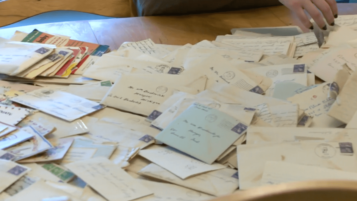 Author turns 70-year-old love letters found under stairs into six books ...