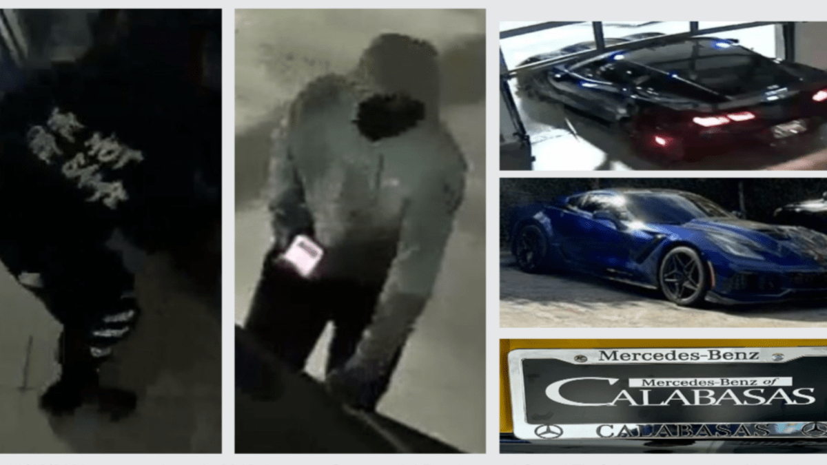 2 sought in theft of Corvette ZR1 from Calabasas dealership NBC Los