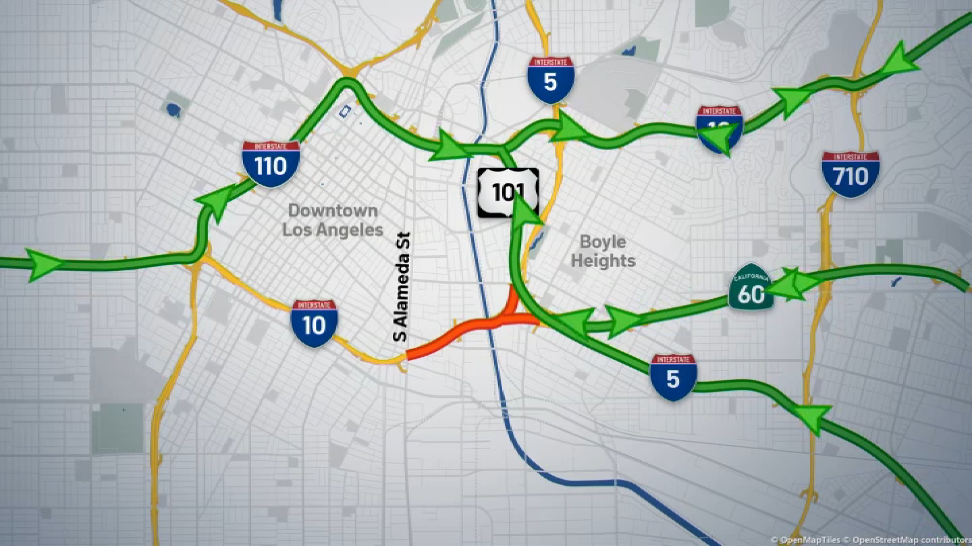 Itinéraires alternatifs pour les conducteurs à la suite de l’incendie de l’autoroute 10 – NBC Los Angeles