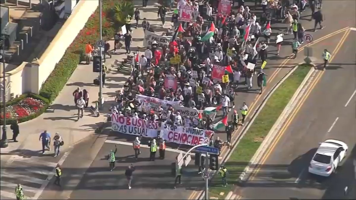 Pro-Palestine rally held in the Fairfax District – NBC Los Angeles - Vimarsana News