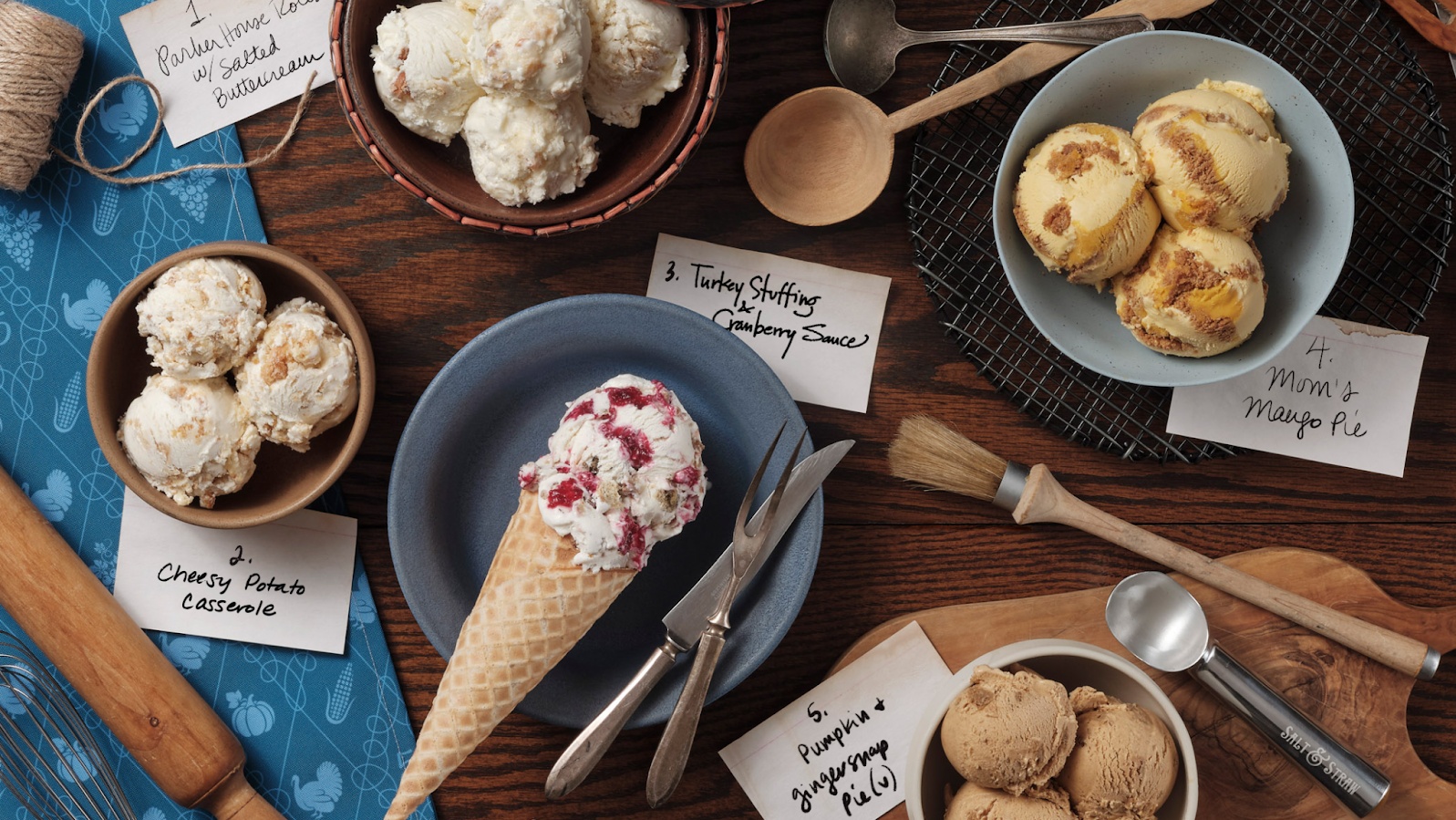 Thanksgiving by the scoop: Turkey ice cream and other festive