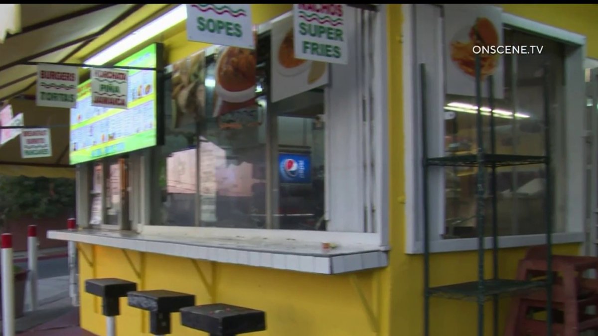 Armed robbery at taco stand – NBC Los Angeles