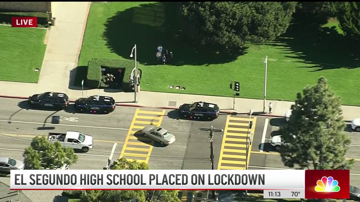 El Segundo HS locked down due to safety threat report NBC Los Angeles