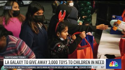 LA Galaxy to give away 3,000 toys to children in need
