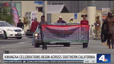 Kwanzaa celebrations begin in Southern California