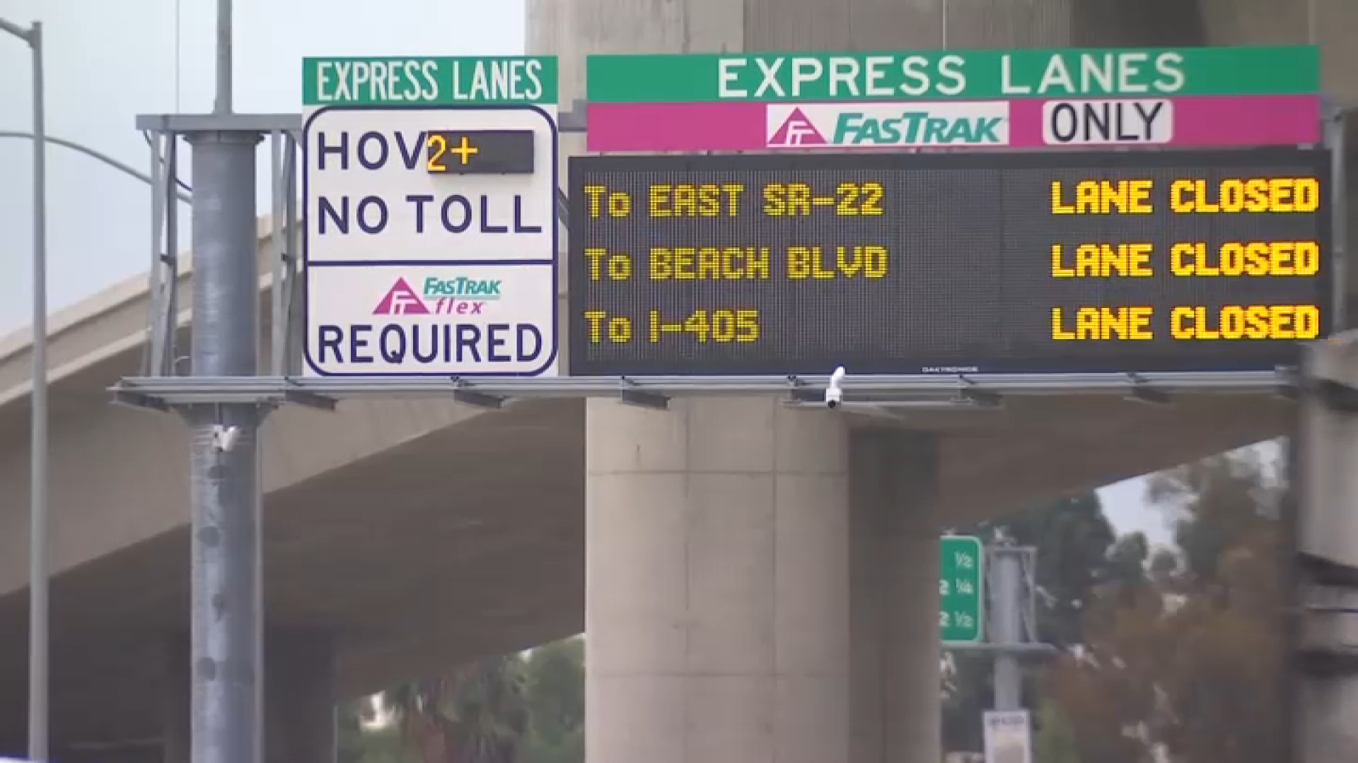 405 Freeway's new express lanes are open – NBC Los Angeles