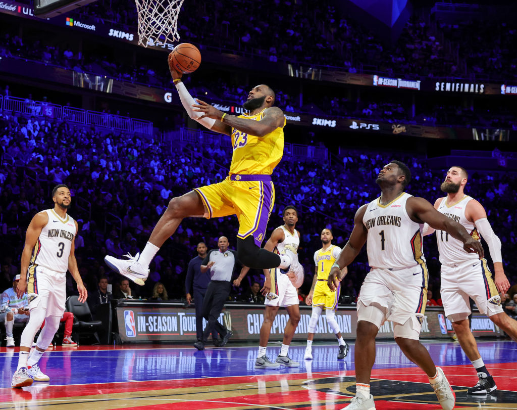 Anthony Davis, LeBron James power LA Lakers to inaugural NBA Cup