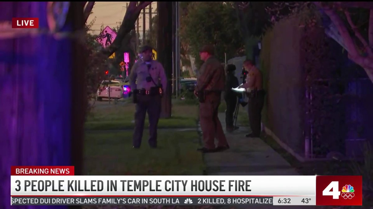 3 killed in Temple City house fire NBC Los Angeles