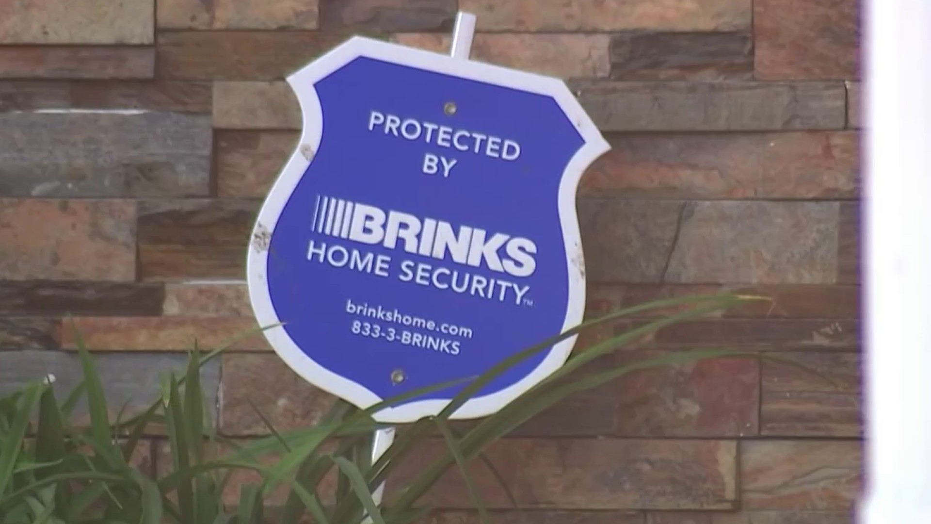 Fake home security sales signs