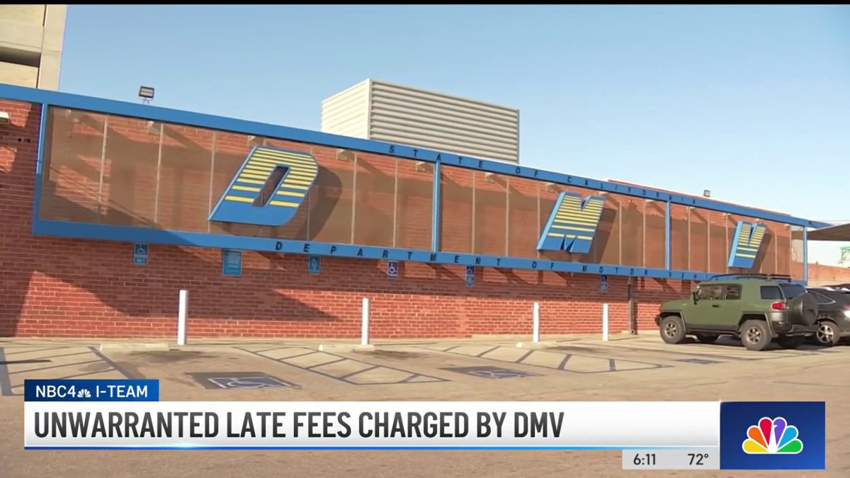 Unwarranted late fees charged by DMV NBC Los Angeles