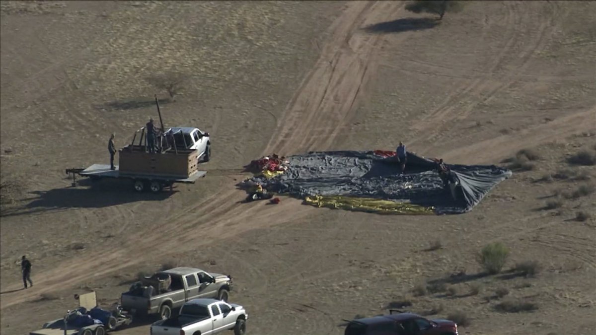 4 killed, 1 injured in hot air balloon crash in Arizona – NBC Los Angeles