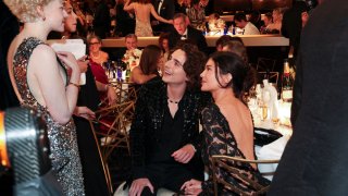 Julia Garner, Timothée Chalamet and Kylie Jenner
