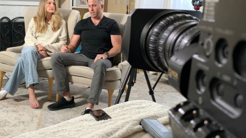 SDPD Sgt. Elliott and his wife at his North County home