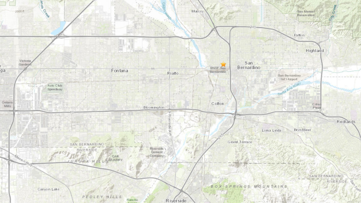 4.2magnitude earthquake rattles San Bernardino NBC Los Angeles