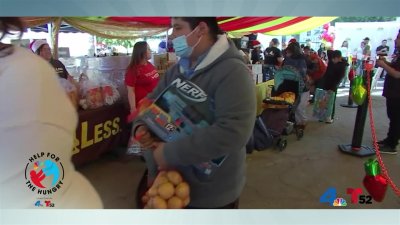 NBC4 and Telemundo 52 Help For The Hungry campaign was a big success throughout the Southland