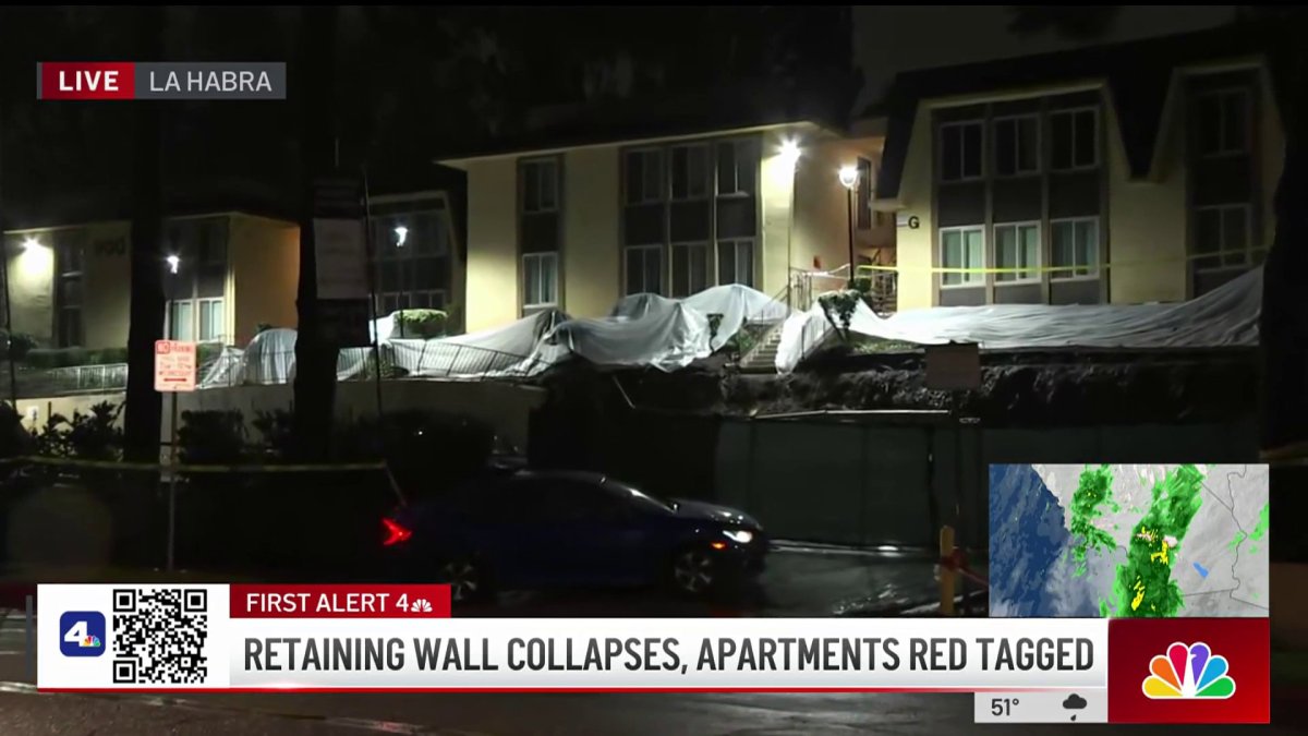 Apartment building red tagged in Southern California storm – NBC Los ...