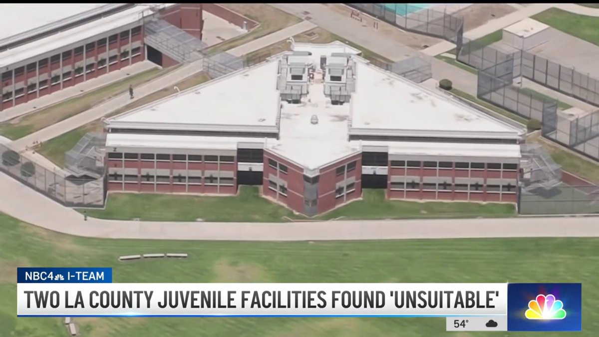 Two LA County juvenile facilities found ‘unsuitable’ – NBC Los Angeles