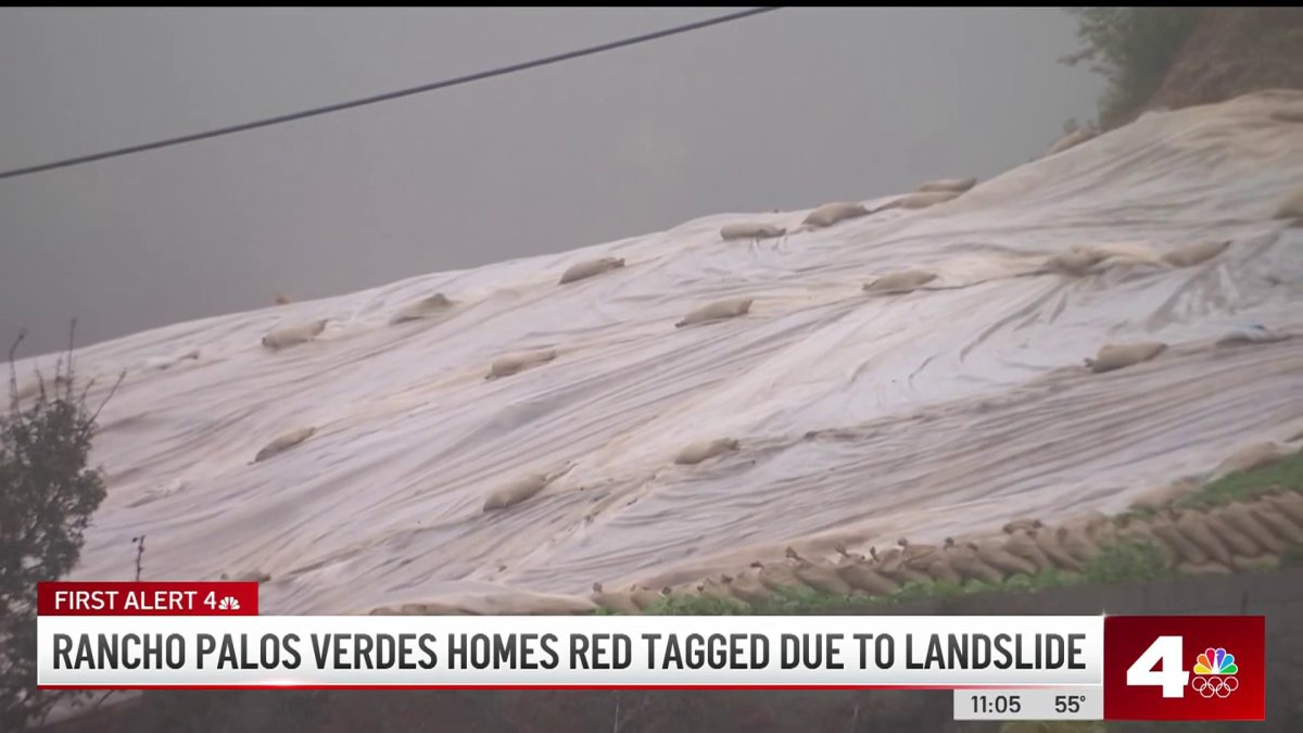 Rancho Palos Verdes homes redtagged due to slide NBC Los Angeles
