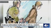 Rebecca Grossman found guilty on all counts in hit-and-run