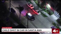 Child shot in car in Santa Ana