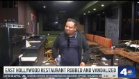 Thieves vandalize East Hollywood restaurant