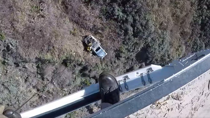 Driver rescued after plunging down Big Sur cliff, spending 2 nights stranded – NBC Los Angeles - Vimarsana News