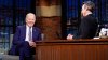 Biden goes full ‘Dark Brandon' with Seth Meyers and Amy Poehler on ‘Late Night'