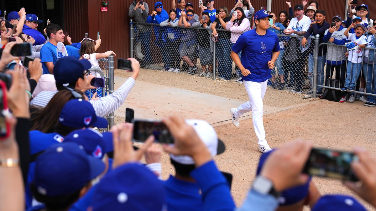 Here’s when Shohei Ohtani will make his Dodgers spring training debut