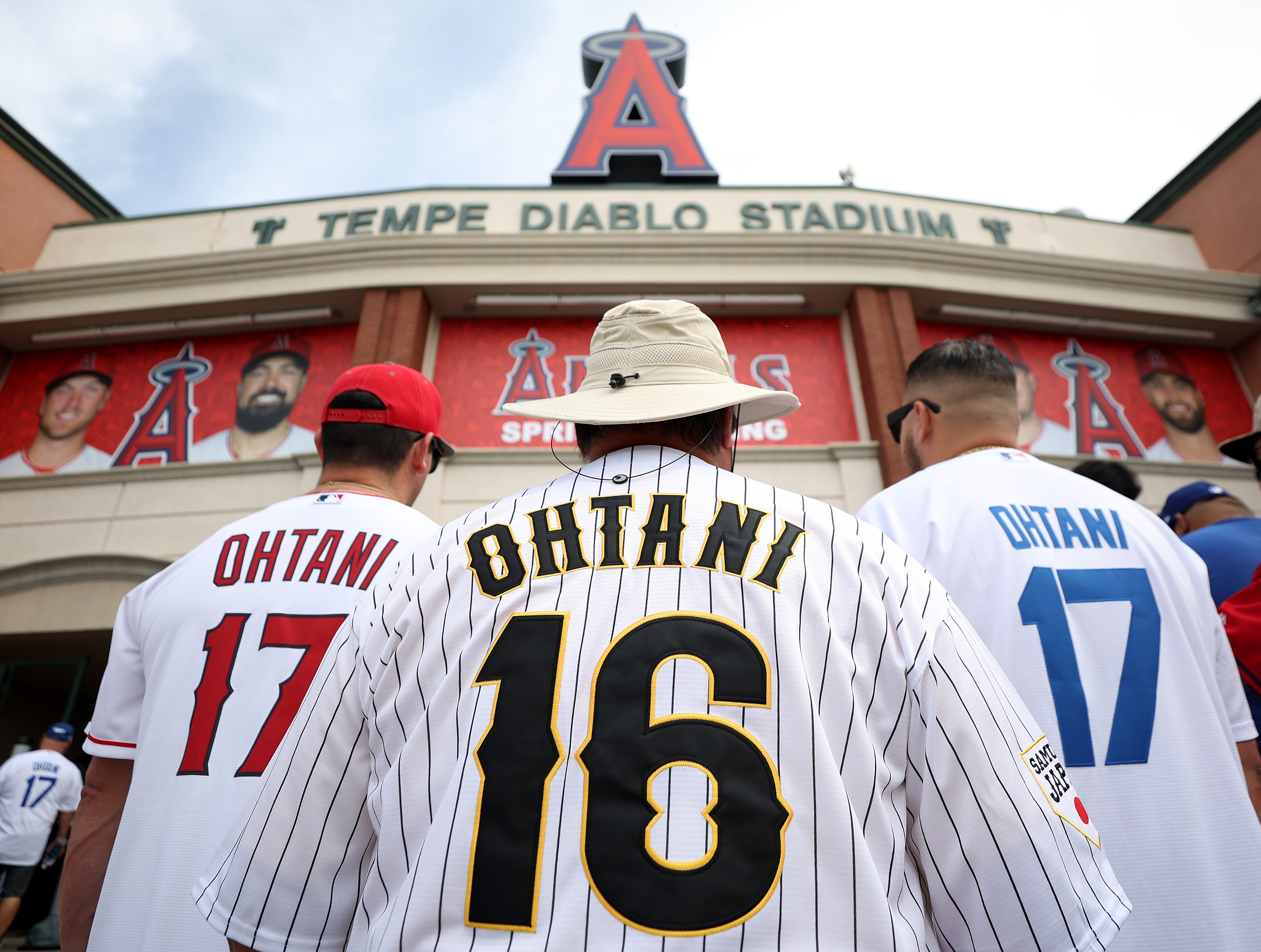 Photos: LA Dodgers face off neighboring rivals LA Angels in spring training