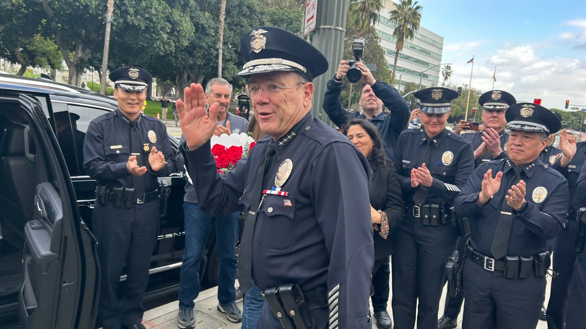 Michel Moore retires as LAPD chief – NBC Los Angeles