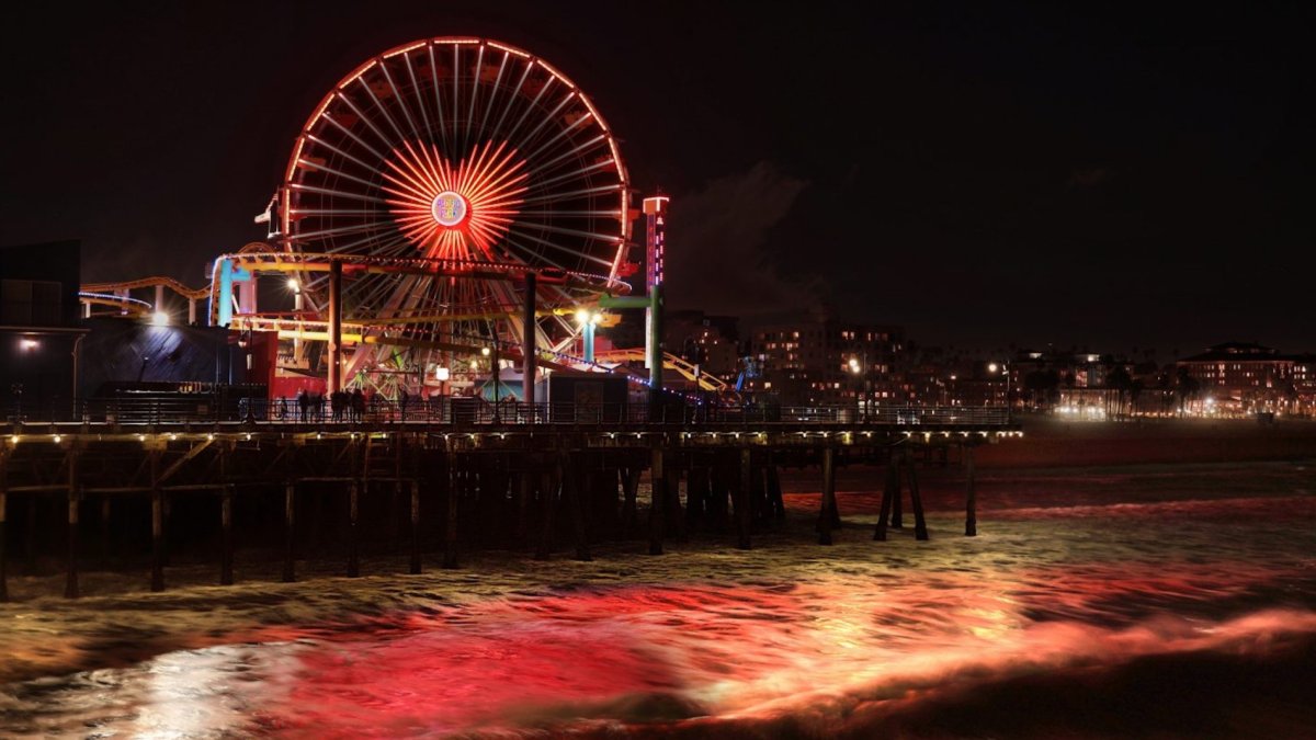 Where to find Southern California's largest heart (hint: Santa Monica Pier)  – NBC Los Angeles