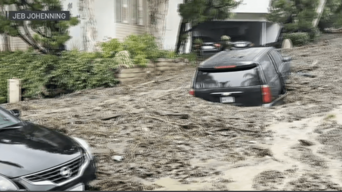 Mudslide in Beverly Crest damages homes – NBC Los Angeles