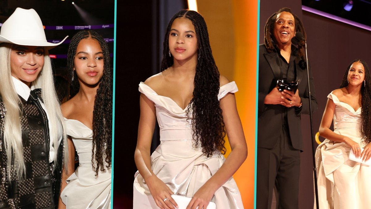 Blue Ivy looks so grown up with Beyoncé and JayZ at 2024 Grammy Awards NBC Los Angeles
