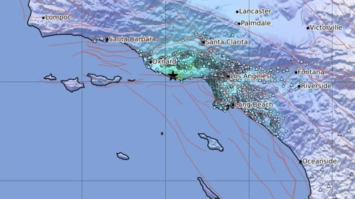 Terremoto di Malibu nel sud della California.  – NBC Los Angeles