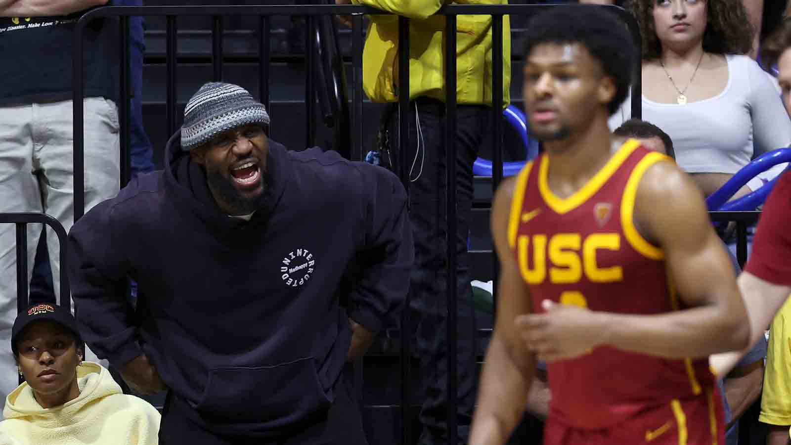 NBA teams told Bronny James is medically cleared to play, AP reports