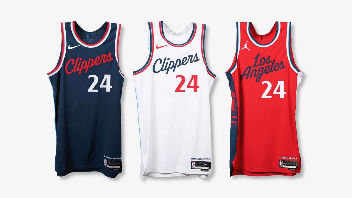 A Los Angeles Clippers bemutatta a 2024–2025-ös szezon új egyenruháit, logóját és stadionját – NBC Los Angeles
