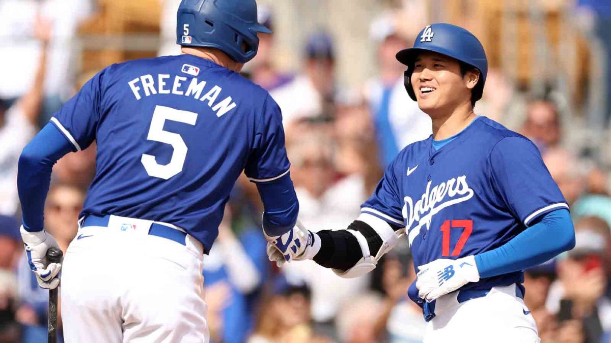 Shohei Ohtani homers in exhibition debut with Los Angeles Dodgers – NBC ...