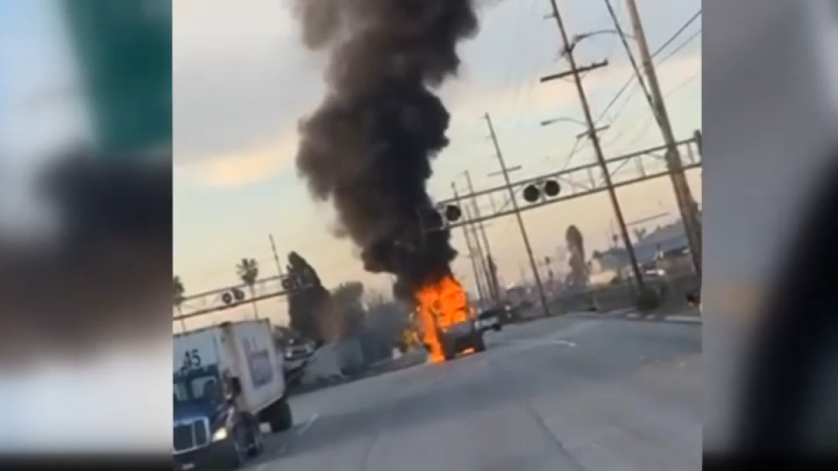 SoCal trucking company investigating explosion that injured 9 LA  firefighters