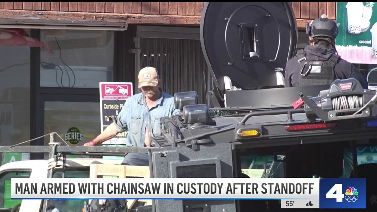 Man armed with chainsaw in custody after standoff in Mission Hills ...