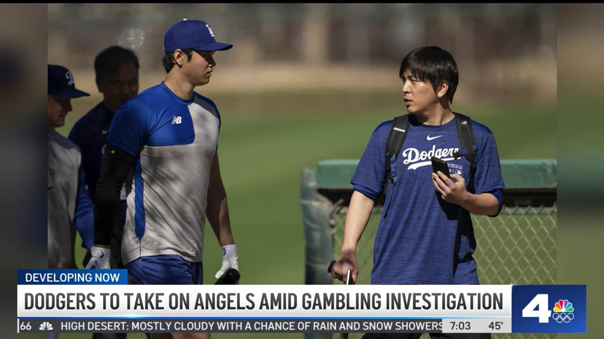 Dodgers to take on Angels amid gambling investigation – NBC Los Angeles