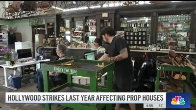 Hollywood strikes still affecting prop houses months later