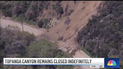 Topanga Canyon remains closed indefinitely