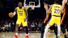 LeBron James scores 25, D'Angelo Russell ties Lakers 3-pointers record in 136-105 win over Hawks