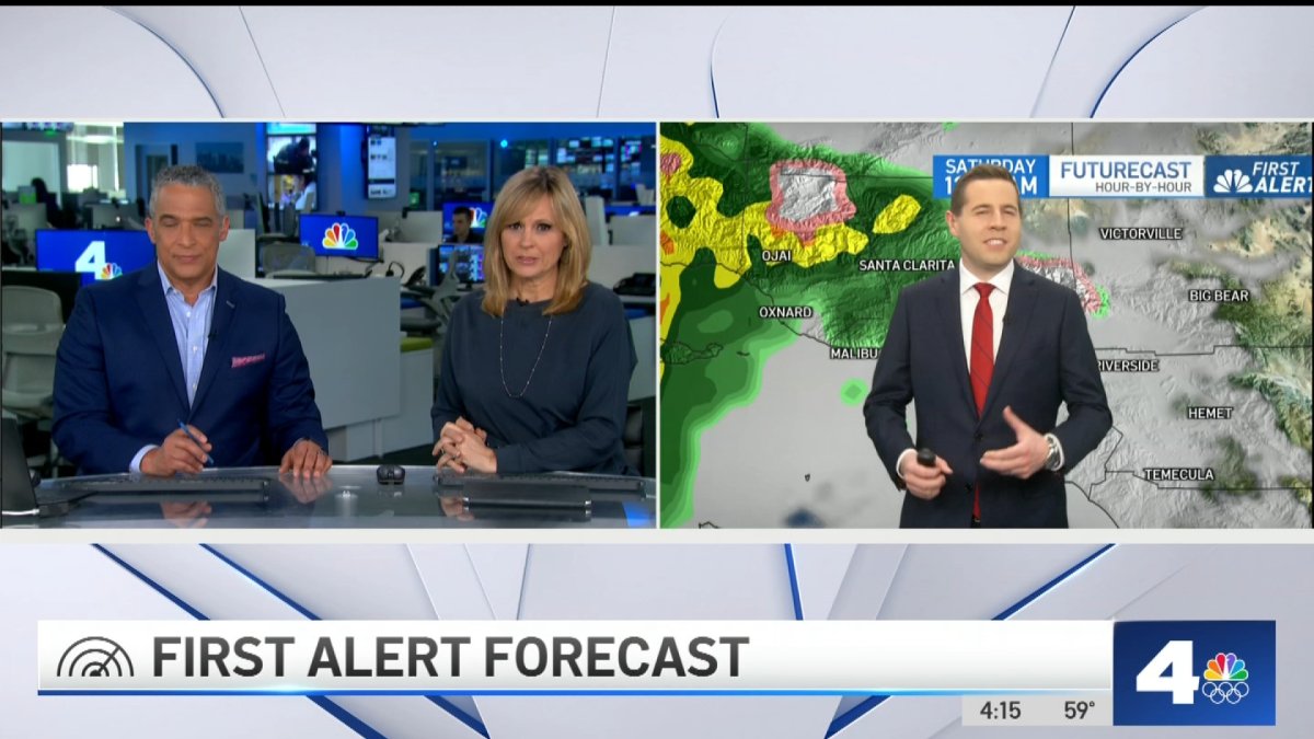 First Alert Forecast: Weekend Storm – NBC Los Angeles