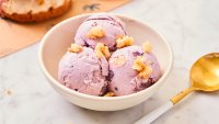 Lemon glazed doughnuts add citrusy zing to a new McConnell's blueberry ice cream