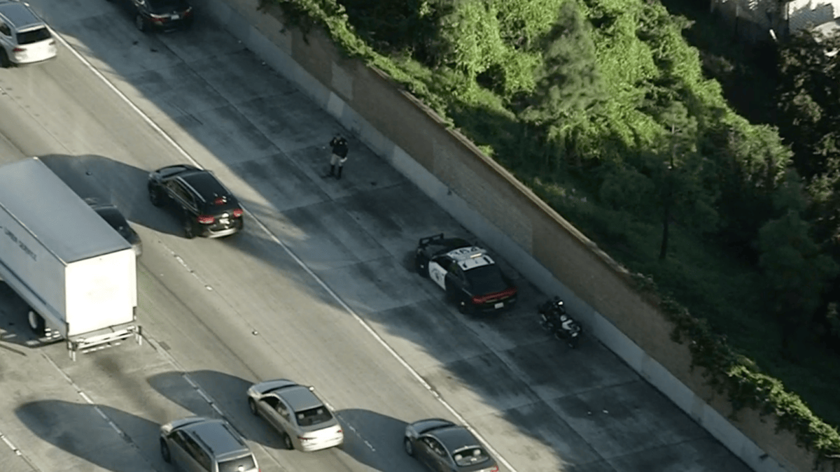 One person injured in possible shooting on 60 Freeway – NBC Los Angeles