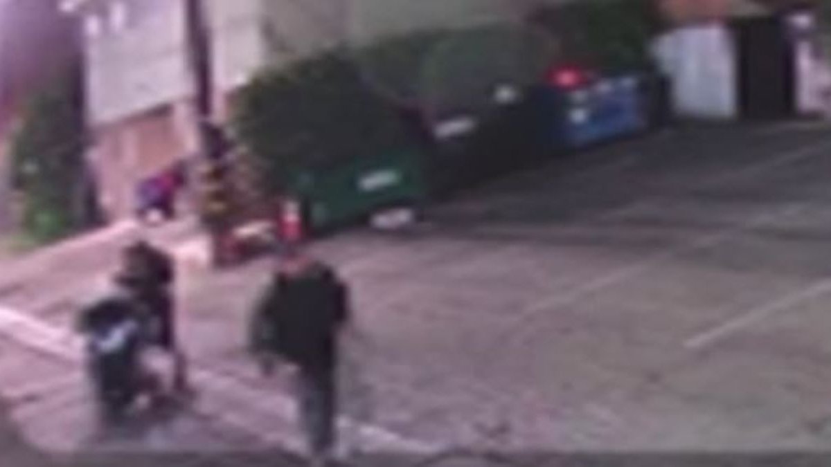 Video shows trash bin fire set outside Casa Vega NBC Los Angeles